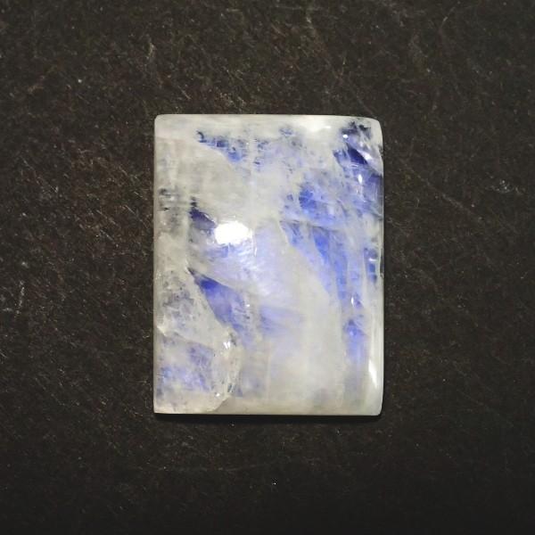 30392-『天然石ルース』　レインボームーンストーン（ホール無）　約２７ｘ２０mm（８．１ｇ）　１...