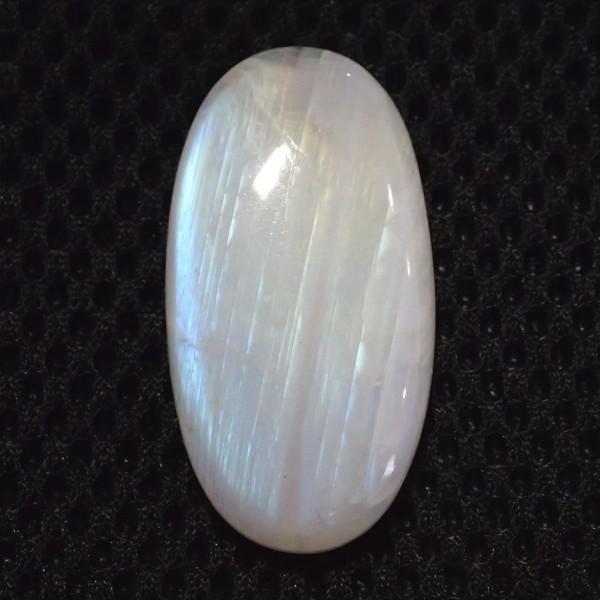 30404-『天然石ルース』　レインボームーンストーン（ホール無）　約４３ｘ２３mm（１５．９ｇ）　...