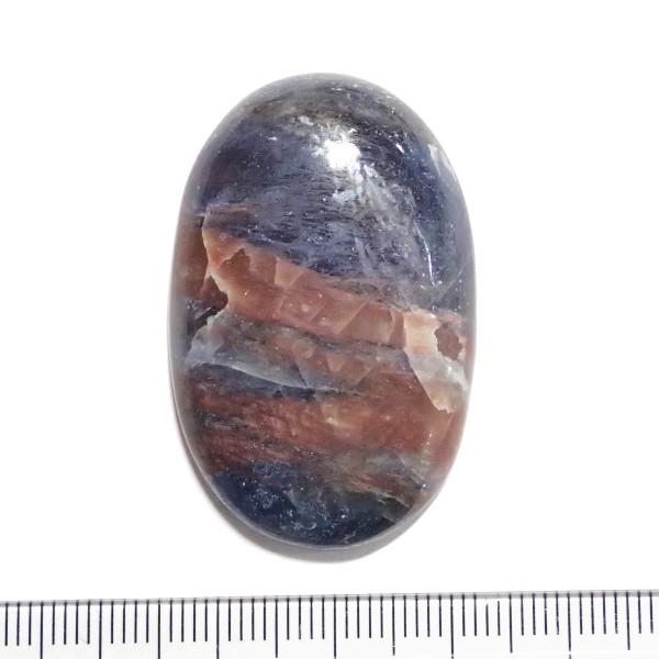 30871-『天然石ルース』　ブルーサファイア（ホール無）　約４０ｘ２６mm（２１．７ｇ）１個