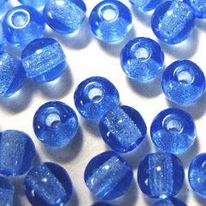 3942-3RD/274 【チェコ３丸】 サファイア　３ミリ　100個/１パック