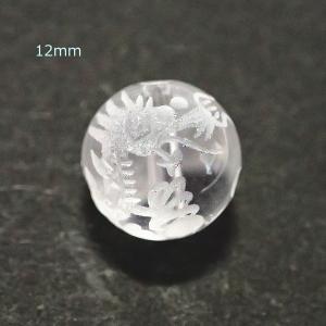 6038-《天然石水晶彫 四神》 朱雀-南神 8mm 1個 : Hello-Space Beads