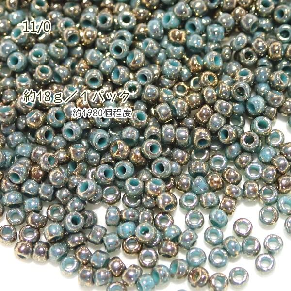 4040-《シードビーズ》　逆輸入ＴＯＨＯ　丸小　1703　約１８ｇ/１パック