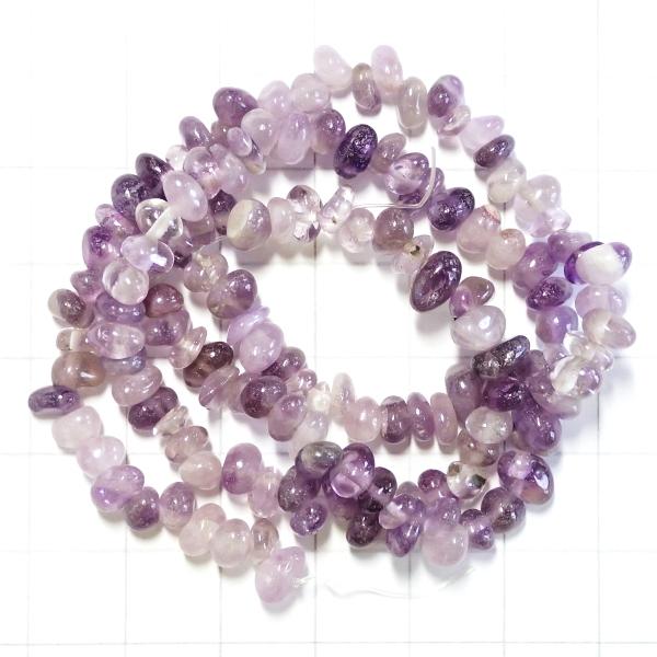 5081-《天然石　ちびころ》　アメジスト　約３９cm/１本