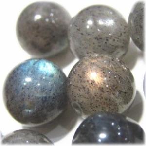 5637-天然石 8mm丸玉 ラブラドライト 10粒