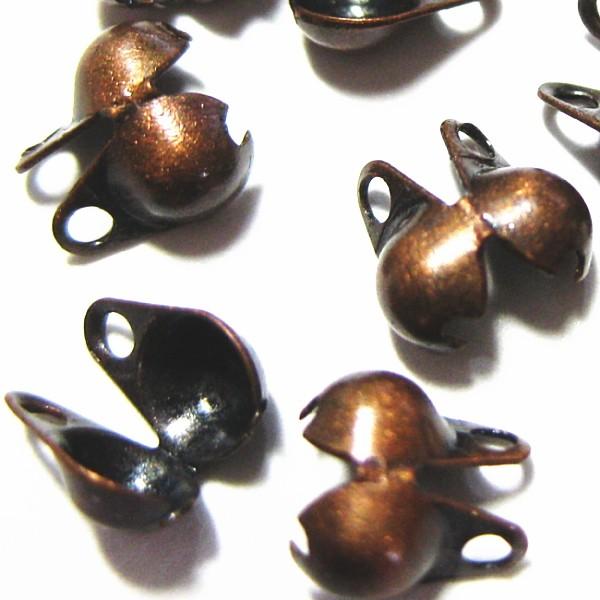 5709-【基本パーツ】　Vカップ　銅古美　２．３mm用　１０個/１セット