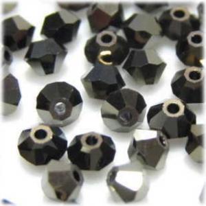 5815-SB3JET-NUT2X スワロフスキー 3mmソロバン ジェットナッツ2X 25個/1パ...