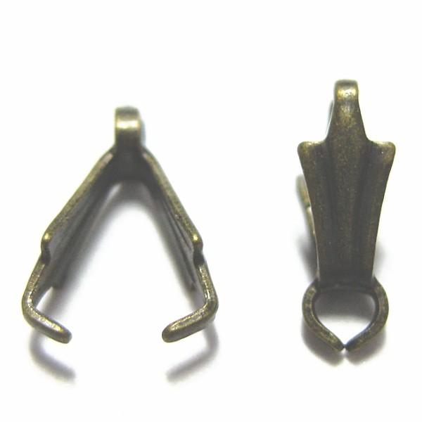 6216-【基本パーツ】　Aカン（カン付き）　真鍮古美　６mm　１０個/１セット