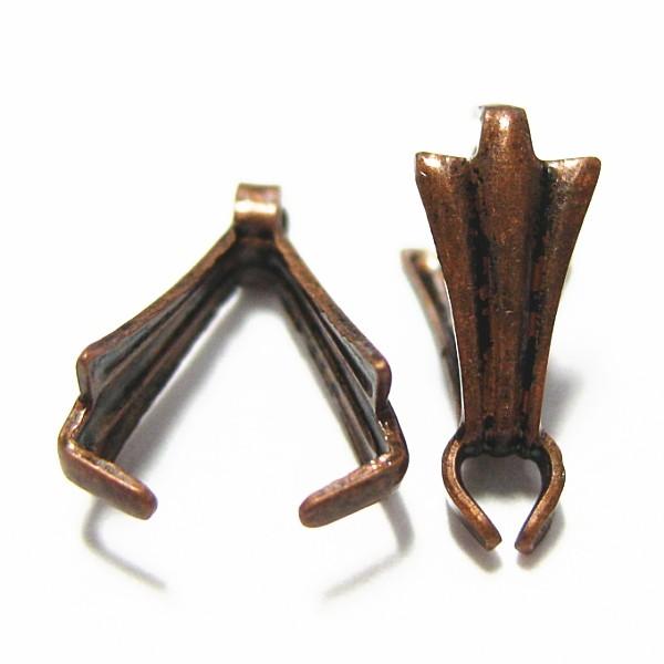 6550-【基本パーツ】　Aカン（カン付き）　銅古美　８mm　１０個/１セット