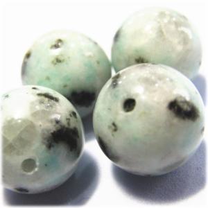 6689-天然石 12mm丸玉 セサミジャスパー 4粒
