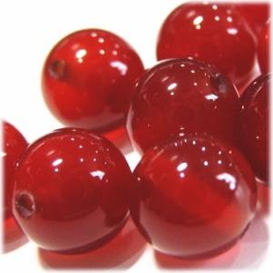 6748-天然石 10mm丸玉 レッドアゲート 10粒