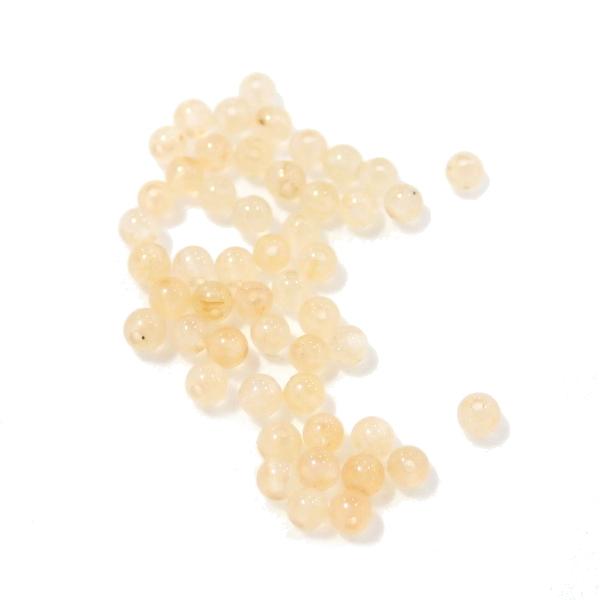 6753-天然石 2mm丸玉 ピーチアベンチュリン 50粒