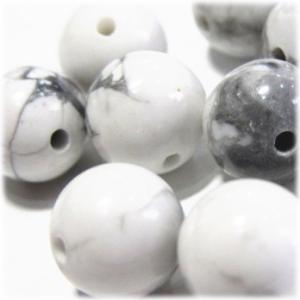 6793-天然石 8mm丸玉 ハウライト 10粒