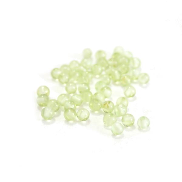 7024-天然石 2mm丸玉 ペリドット 50粒