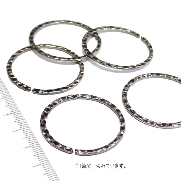 9499-《輪パーツ》　リングパーツ　銀古美　３５mm　５個/１パック