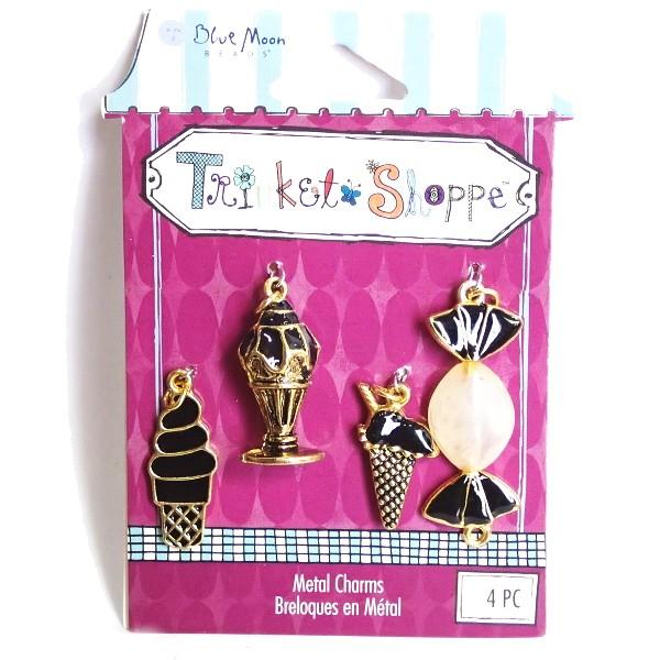 9952-《Blue Moon Beads》　スウィーツ　チャームセット　４１x１５mm（キャンディ...