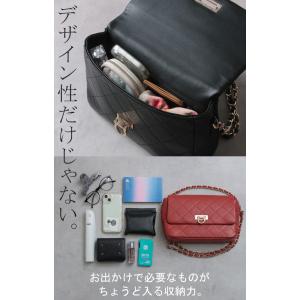ショルダーバッグ チェーン 2WAY レザー ...の詳細画像2