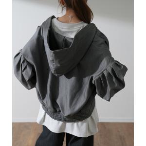 パーカー レディース トップス アウター ライ...の詳細画像4