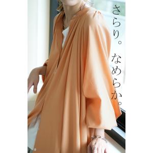 ワンピース レディース ロング シャツワンピー...の詳細画像3