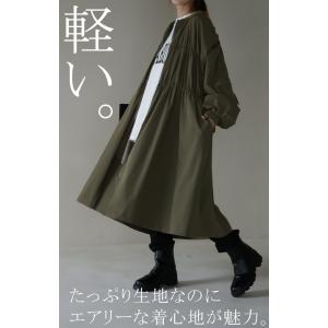 ジャンパー レディース ロング アウター ロン...の詳細画像2