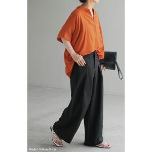 パンツ ワイド ボトムス レディース ボトムス...の詳細画像3