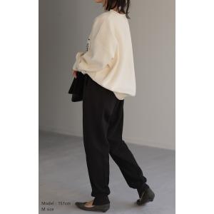 パンツ ジョガーパンツ 裏起毛 レディース ボ...の詳細画像5