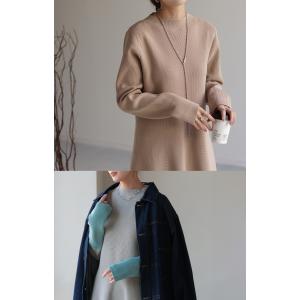 ワンピース Aライン ニット レディース ニッ...の詳細画像3