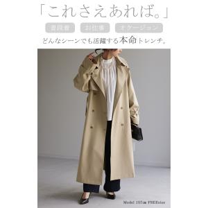 トレンチコート レディース アウター コート ...の詳細画像1
