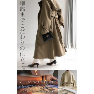 トレンチコート レディース アウター コート ...の詳細画像5