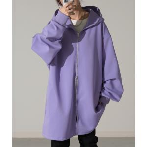 パーカー 体型カバー オーバーサイズ アウター...の詳細画像4