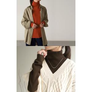 ニット インナー タートル レディース タート...の詳細画像3