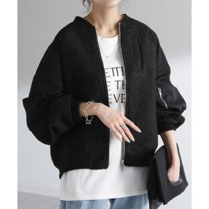 ブルゾン レース 甘辛MIX レディース アウ...の詳細画像3