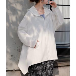 パーカー 接触冷感 UVカット 変形 カーディ...の詳細画像5