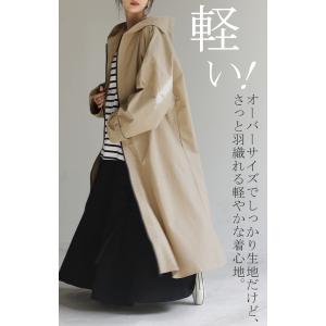 アウター 撥水 レインコート レディース ロン...の詳細画像4