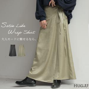 スカート ラップ ロング ボトムス レディース ...の商品画像