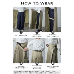 スカート ラップ ロング ボトムス レディース...の詳細画像5