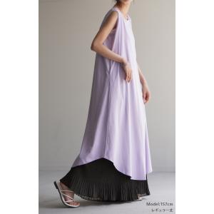ペチパンツ プリーツ 綿 レディース レイヤー...の詳細画像4