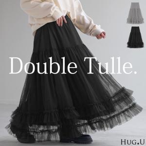 森ガール ロングスカート レディース スカート レース ギャザー