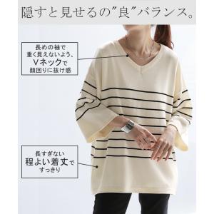 サマーニット Vネック 接触冷感 レディース ...の詳細画像5