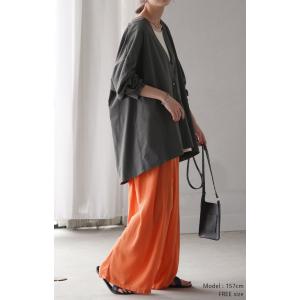 カーディガン 接触冷感 ロング 涼しい レディ...の詳細画像3