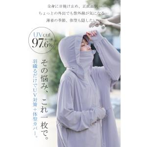 パーカー UVカット レディース トップス ア...の詳細画像3
