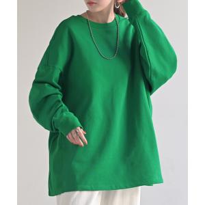 スウェット ロング 配色 1レディース トップ...の詳細画像4