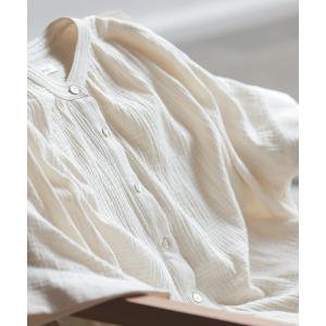Tシャツ ダブルガーゼ 体型カバー レディース...の詳細画像5