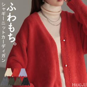 カーディガン トップス ニット レディース 大きいサイズ 秋 冬 白 ホワイト 花柄 斬新 赤い花 カーディガン 長袖 Vネック カジュアル おしゃれ ミセス/[obw20] カーディガン トップス ニット レディース 大きいサイズ 秋 冬