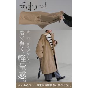 アウター 中綿 ロングコート ロング レディー...の詳細画像5