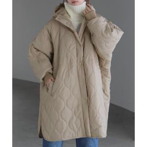 アウター キルティング レディース ロング ロ...の詳細画像4