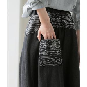 デニム パンツ ワイド デニムパンツ 異素材 ...の詳細画像5