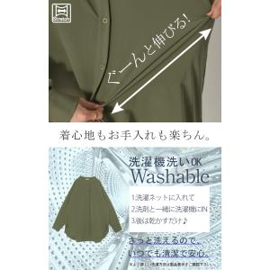 シャツ レディース 洗濯機 可能 トップス ノ...の詳細画像2