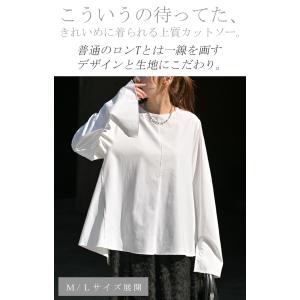 ロンT レディース ブラウス トップス 長袖 ...の詳細画像1
