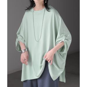 Tシャツ 接触冷感 レディース 涼しい トップ...の詳細画像4