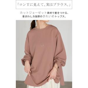 ロンT ブラウス レディース トップス シャツ...の詳細画像1